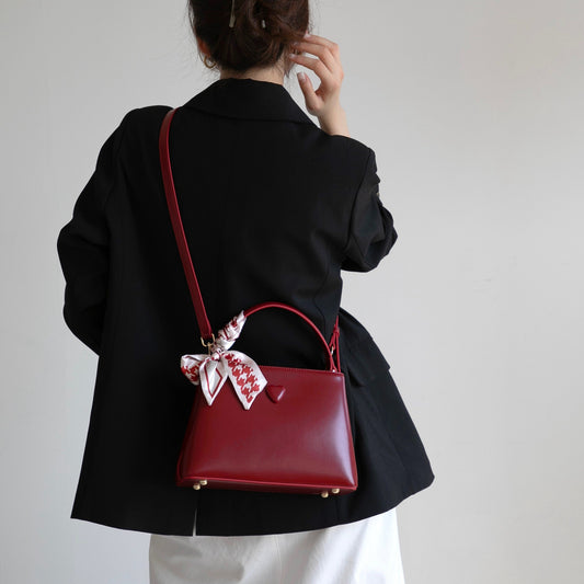 Red luxury handbag