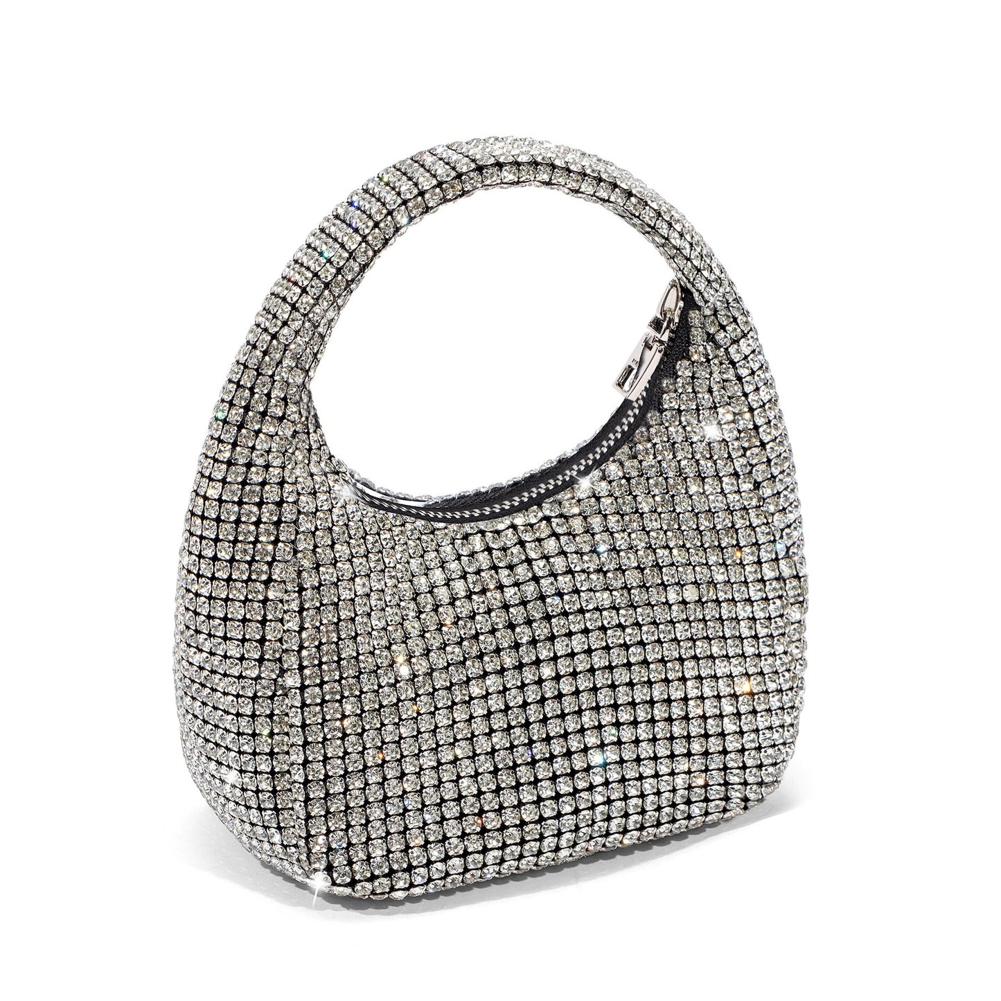 Shiny Crystal Rhinestone Clutch Luxury Design Handbag