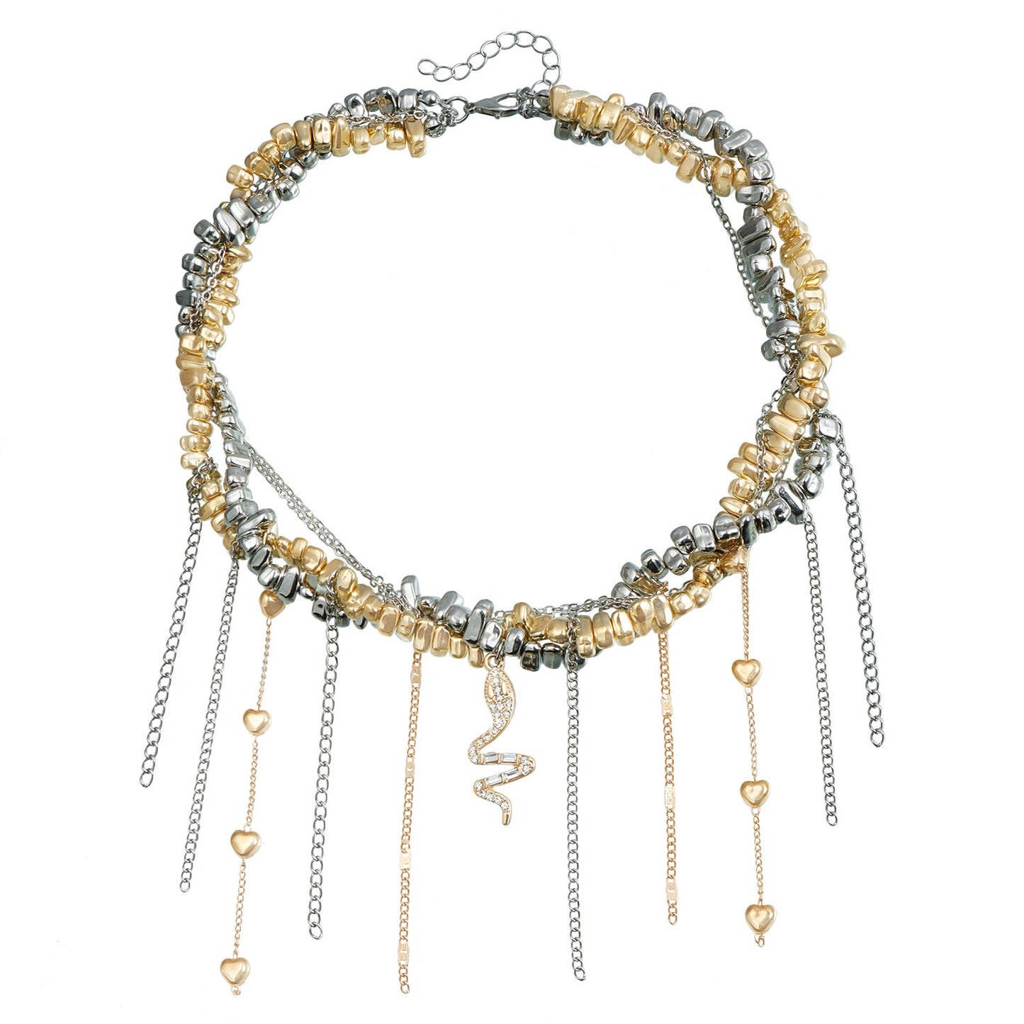Y2K layered necklace