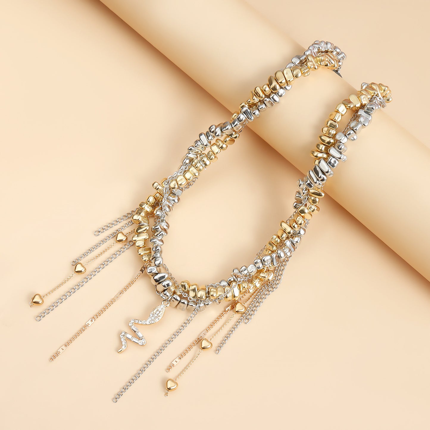 Y2K layered necklace